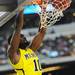 Michigan junior Tim Hardaway Jr. dunks during the second half at Cowboys Stadium on Sunday, March 31, 2013. Melanie Maxwell I AnnArbor.com